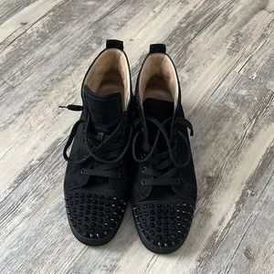 Christian Louboutin, Black, Mens Size 40.5